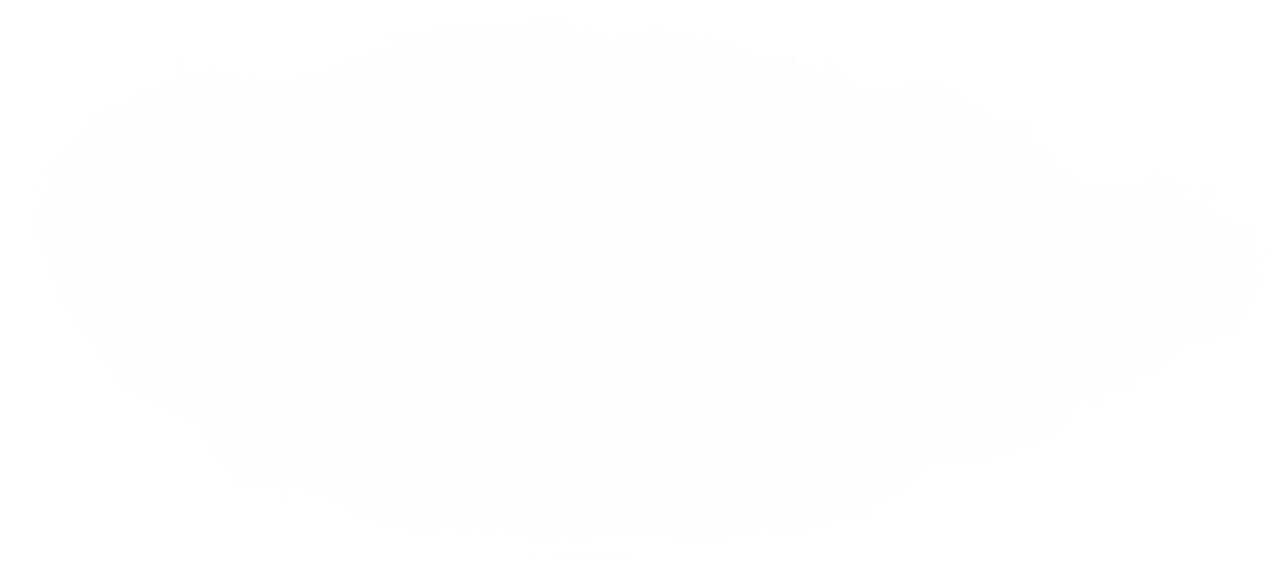 White cloud shape with irregular edges on a black background.